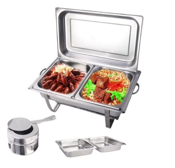 chafing-dishs en acier inoxydable Petits / LOCATION