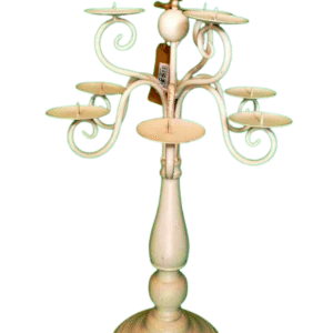 Chandeliers blanches 10 branches / LOCATION