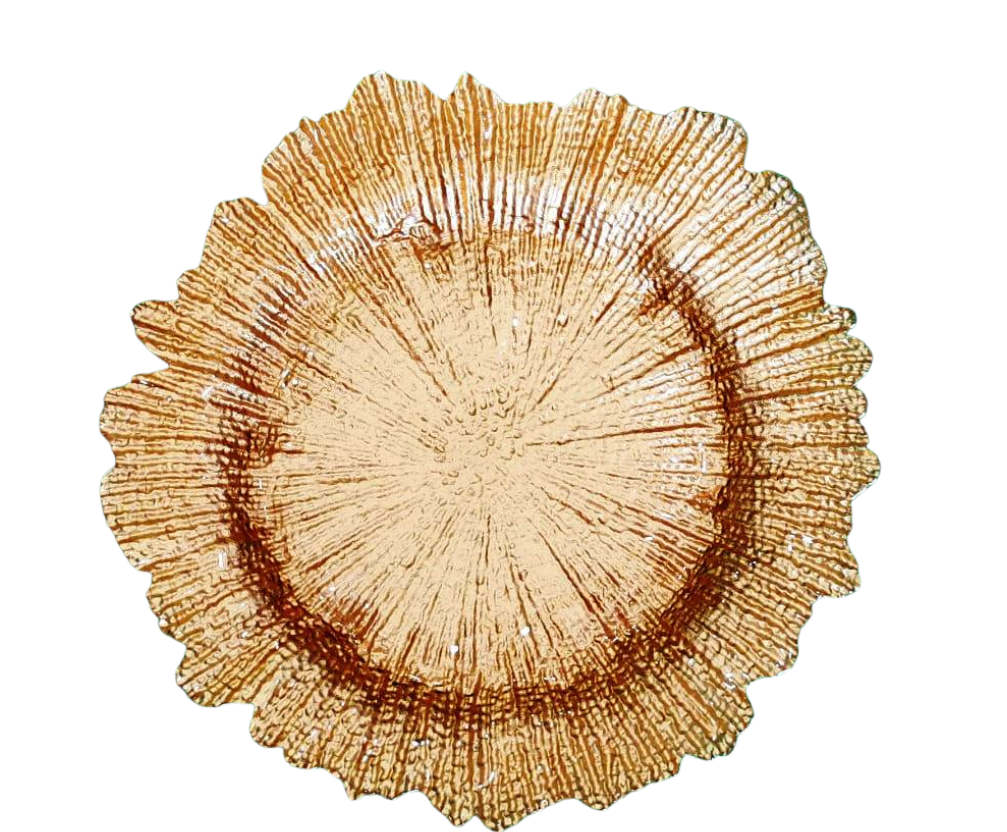Dessous de table marron en verre/ LOCATION – Image 3