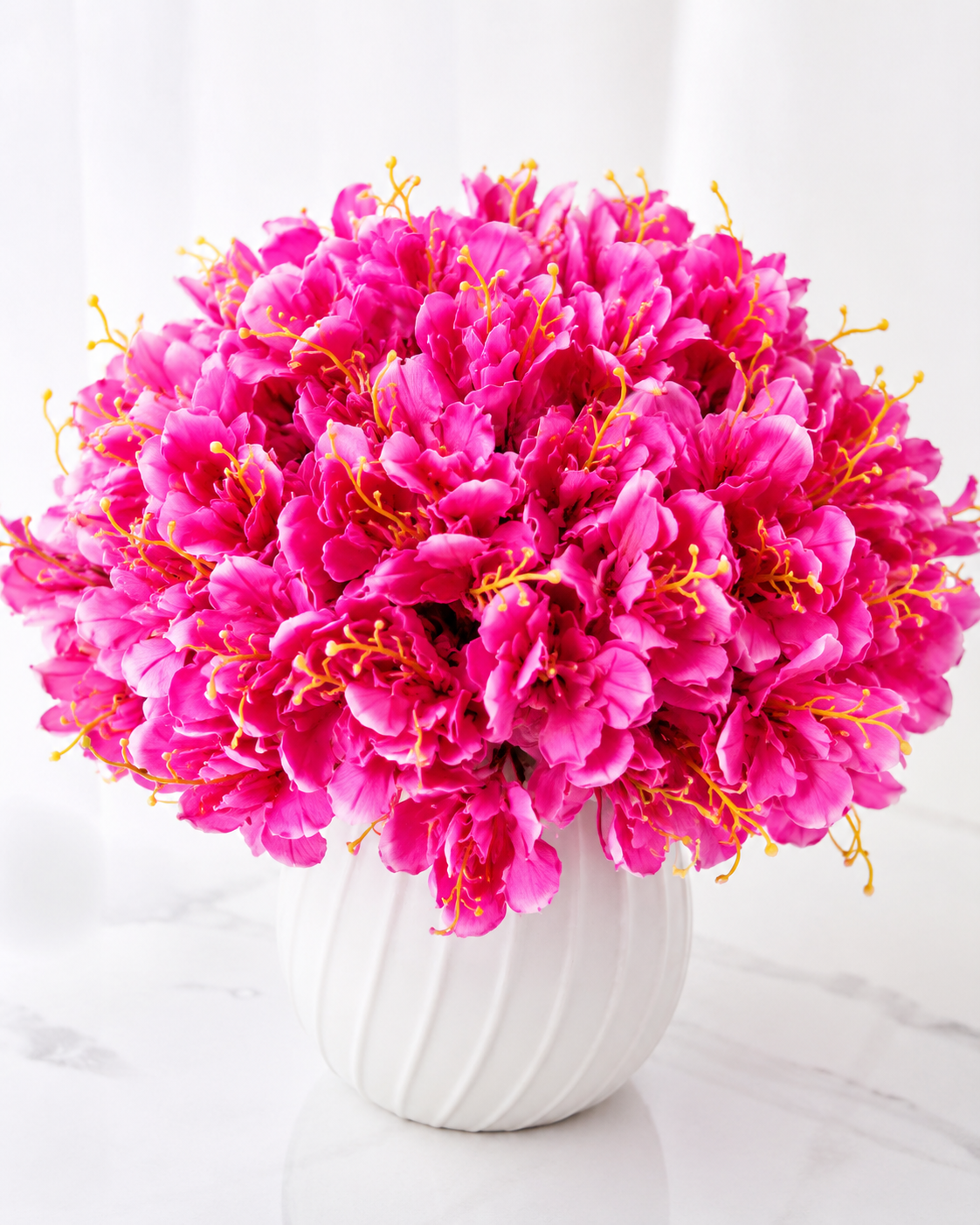 Fleurs artificielles roses / LOCATION