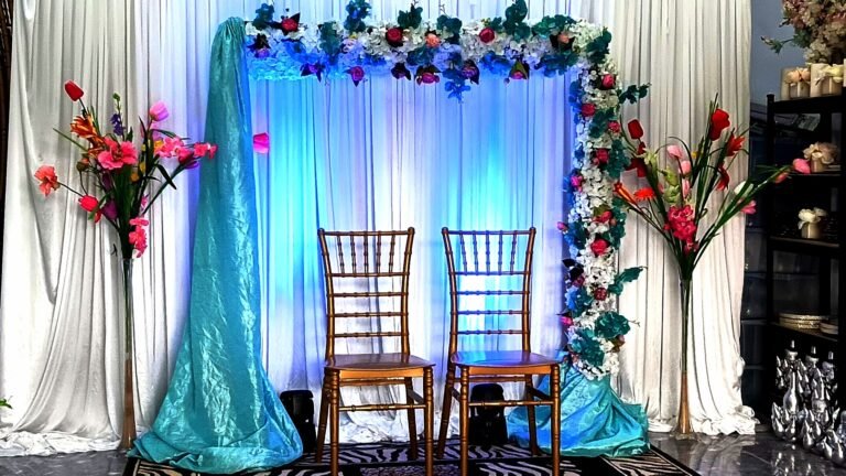 Décoration de backdrop
