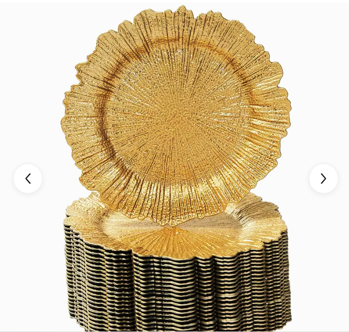 Dessous de table marron en plastique/ LOCATION – Image 2
