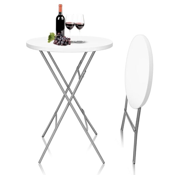 Table ronde en métal de 60 cm – Image 2
