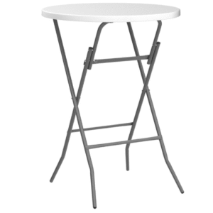 Table ronde en métal de 60 cm
