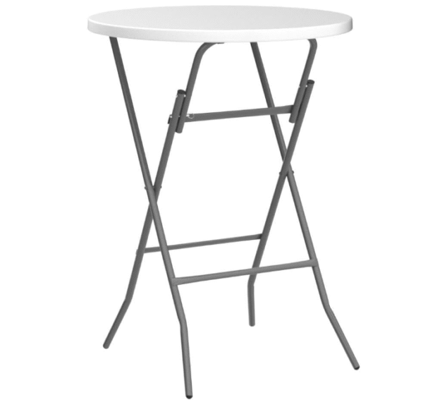 Table ronde en métal de 60 cm
