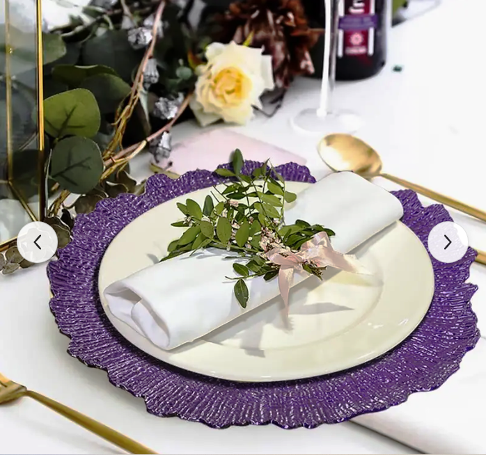 Dessous de table violet / LOCATION – Image 2