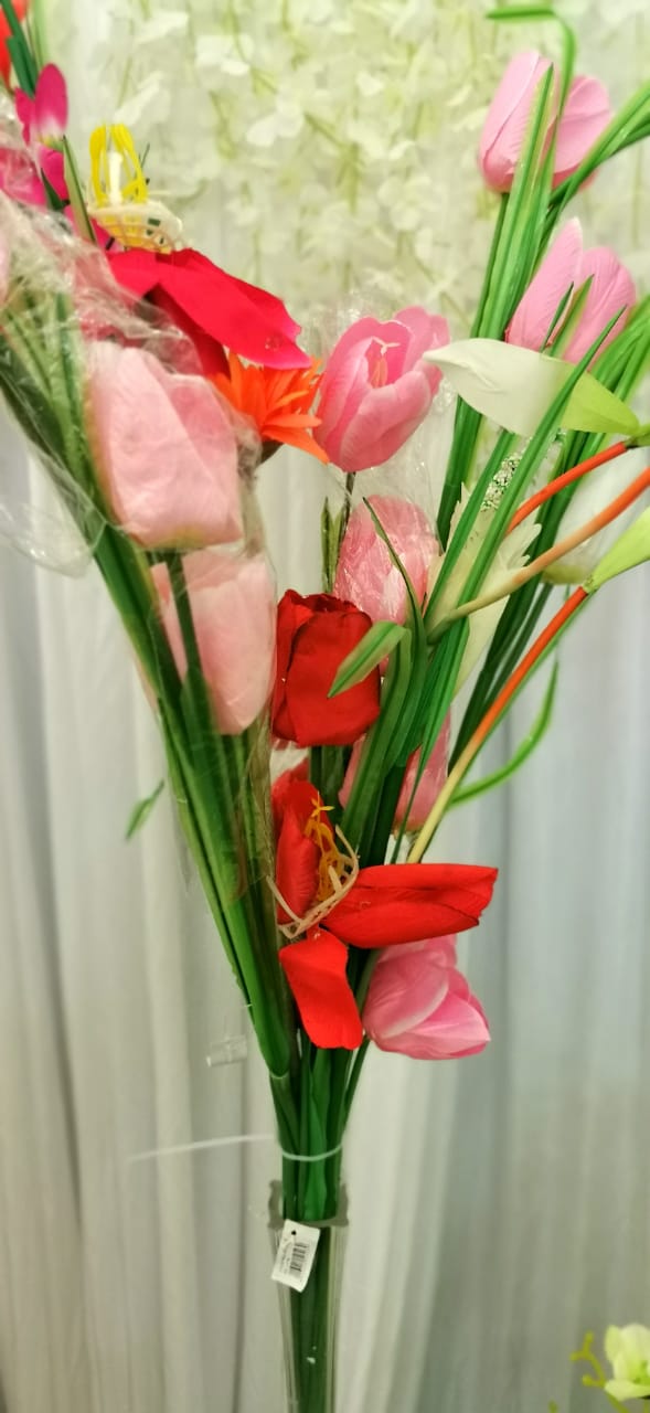 Fleurs artificielles Oranges / LOCATION – Image 3