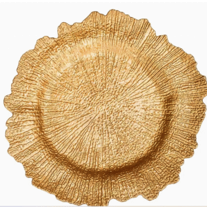Dessous de table marron en plastique/ LOCATION