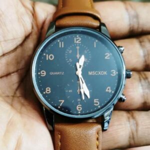 Montre Quartz MSCXDK – Marron / À VENDRE