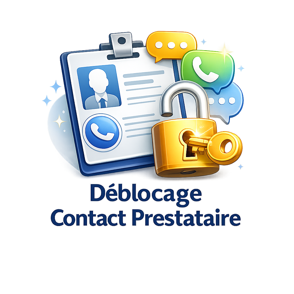 Déblocage contact prestataire