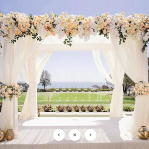 Gazebo robuste pour mariage 3-3-3m 2.