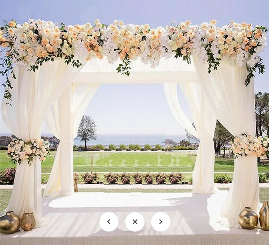 Gazebo robuste pour mariage 3-3-3m 2.