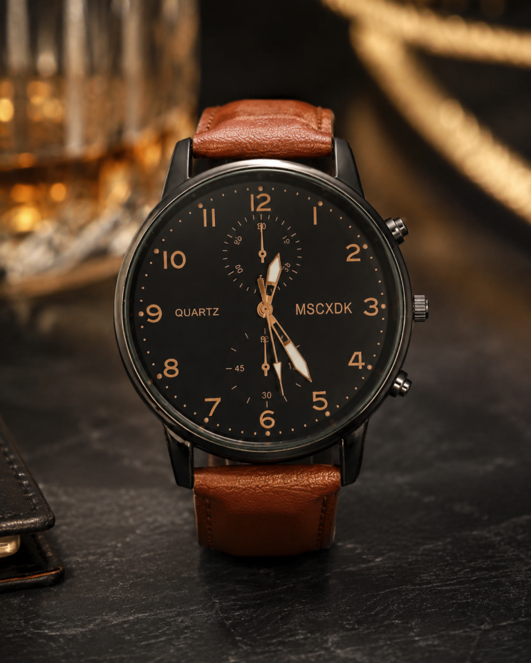 Montre Quartz MSCXDK – Marron