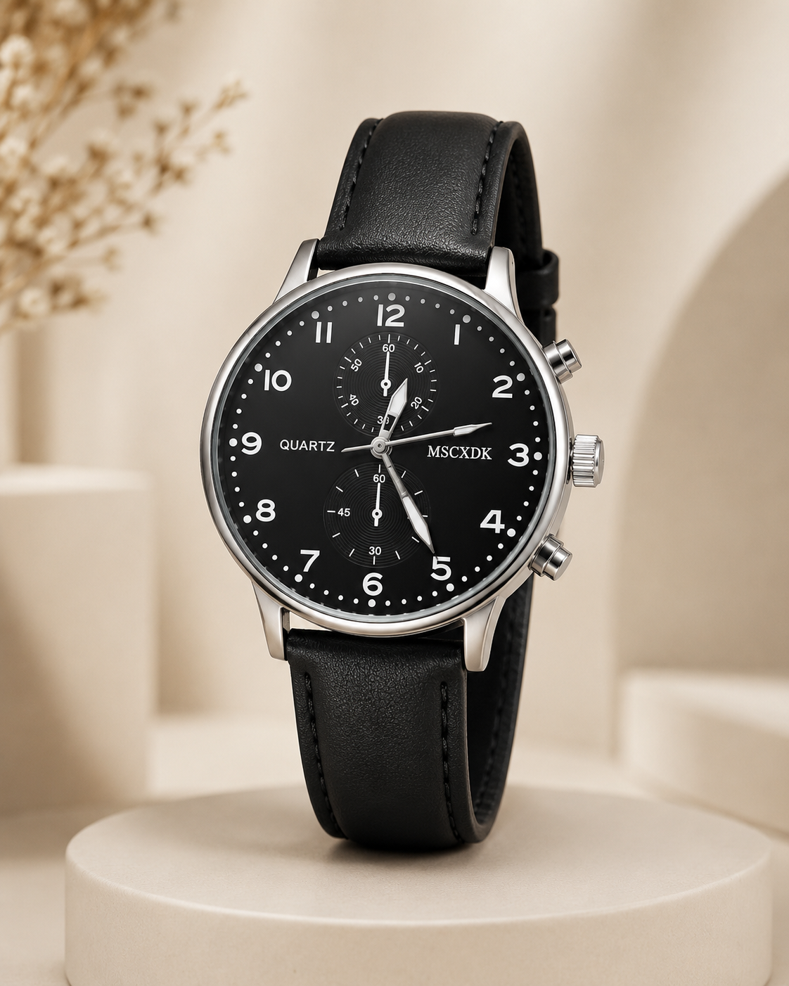 Montre Quartz MSCXDK – Noir=
