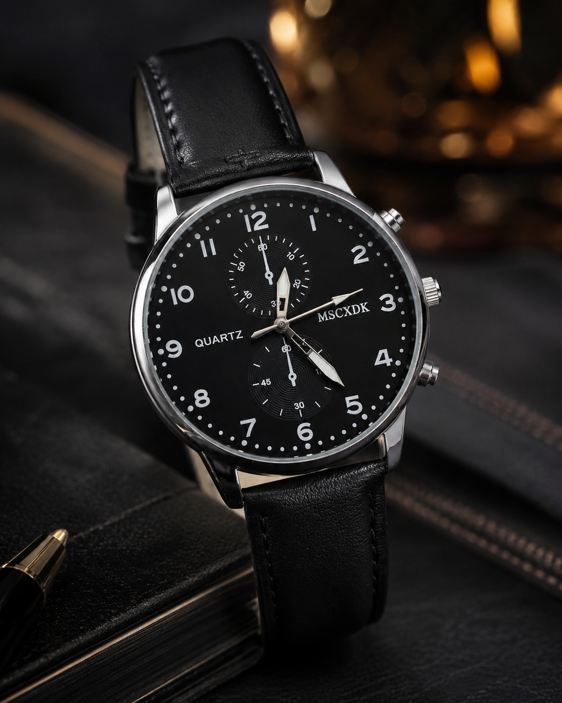 Montre Quartz MSCXDK – Noir= – Image 3