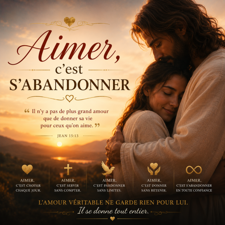 Aimer, c’est s’abandonner