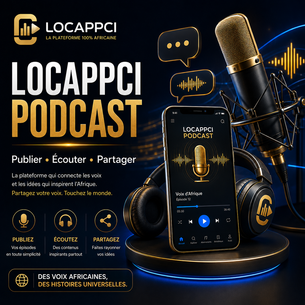 Podcast LOCAPPCI émissions audio interviews