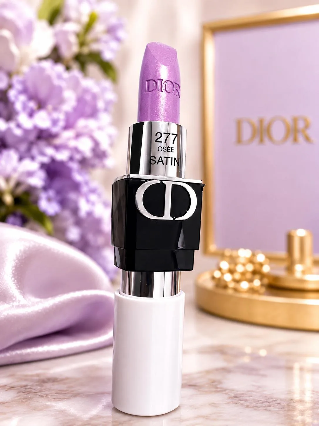 💜 DIOR – ROUGE DIOR 277 OSÉE SATIN 💄✨ – Image 3